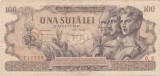 Bancnotă Rom&acirc;nia 100 lei 1947 &ndash; Una Sută Lei, 27 August 1947, seria Z12208