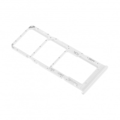Suport SIM - Card Samsung Galaxy A12 Nacho A127 / A12 A125, Alb foto