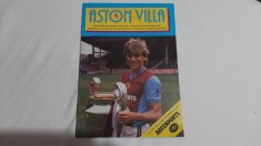 Program Aston Villa - Dinamo