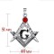 Pandantiv masonic Echer Compas