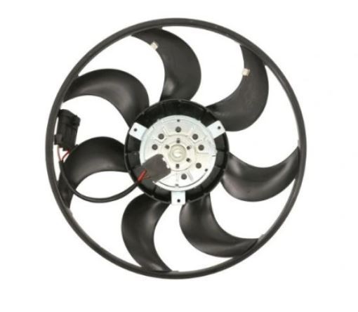GMV ventilator radiator Opel Astra H, 2004-2014, Zafira B (T98), 2005-2011, motor 1.6; 1.8, benzina, 210 W; 390 mm; 2 pini,