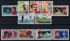 CUBA 1974/2003 - Sport, Baseball / serii complete foto