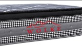Saltea ortopedica Wolke Pocket Spring Latex 160x200x25 cm, cu arcuri individuale, latex de 2 cm si spuma confort 2 cm, fermitate medie