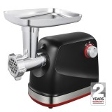 Cumpara ieftin Masina de tocat carne electrica BOHM MG2028R 14687, 800-1800 W, productivitate 1.8 kg/min, 3 x site 3/5/7 mm, cutit, accesoriu carnati/kebbe