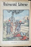 Revista Universul Literar nr.7/1898 pe coperta O crima pe caile ferate