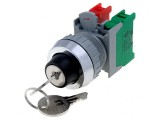 Comutator Rotativ &Oslash;30mm 2NC NO IP65