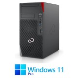 Workstation Fujitsu CELSIUS W5010, Hexa Core i5-10600, 512GB SSD, Win 11 Pro