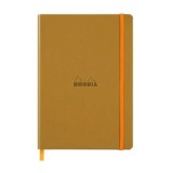 Cumpara ieftin Notebook Rhodiarama, A5, 80 file, ivory, dictando, aurie
