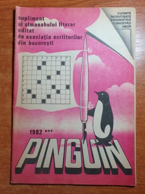 revista pinguin nr.3/1982 foto