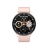 Ceas smartwatch MX15, monitorizare somn, iOS si Android, Apelare prin Bluetooth BT4.0 gold bratara silicon cadran argintiu