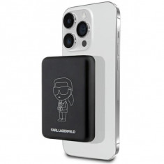 Karl Lagerfeld Ikonik Ikonik MagSafe powerbank de inducție 5W 3000mAh negru