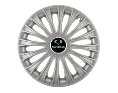 Set 4 capace roti Dino cromat R15, pentru gama auto SsangYong foto