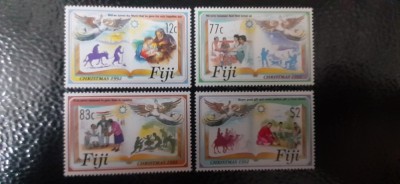 Fiji-Craciun 1992-arta,pictura -serie completa nestampilate MNH(W 2) foto