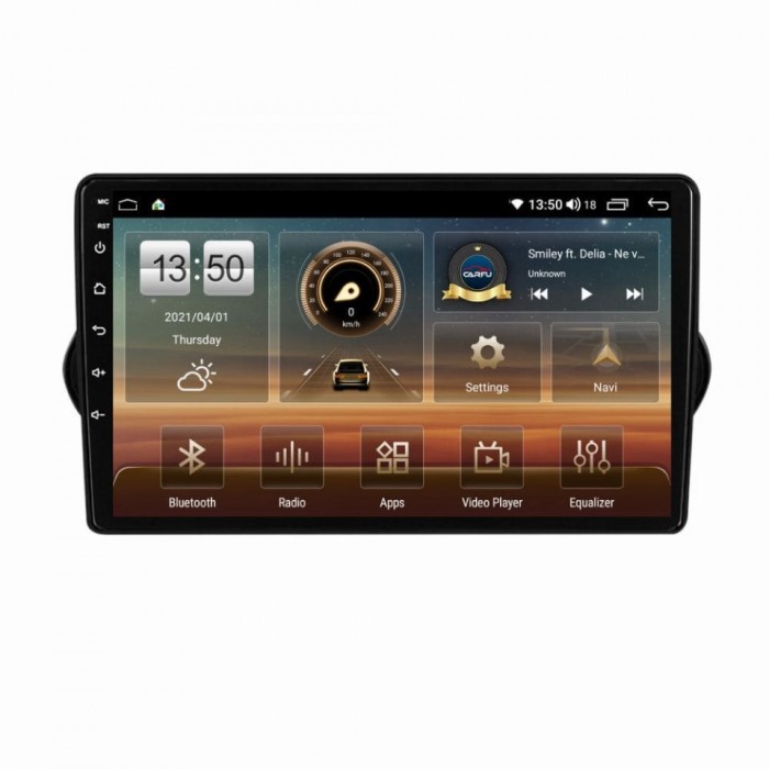 Navigatie dedicata cu Android Fiat Tipo dupa 2015, 8GB RAM, Radio GPS Dual
