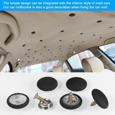 Kit 35 nituri universale tip butoni, capse reparare plafon auto, fixare a panzei cu stifturi, orice masina foto