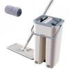 Mop Profesional cu 2 Cuve Spalare Uscare + Rezerva, Microfibra, Rotativ 360&deg;, Autocuratare, Universal Lemn Marmura Gresie