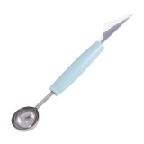 Decorator dublu din plastic si inox, 2 capete diferite, 18 cm,