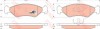 Set placute frana,frana disc FORD FIESTA IV (JA, JB) (1995 - 2002) TRW GDB953