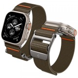 Curea Spigen DuraPro Flex pentru Apple Watch 49mm / 46mm / 45mm / 44mm Series, Kaki Portocalie AMP05982