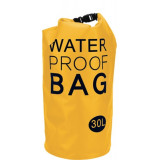 Geanta pentru cumparaturi Waterproof, 30L, 27x61 cm, polivinil, galben