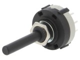 Comutator rotativ 4 poziții 0,3A/125VAC pentru PCB - CANAL ELECTRONIC