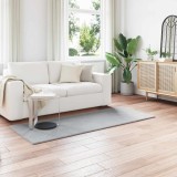 Cumpara ieftin Covor din Blana Faux de Iepure Olite Gri 80 x 200 cm Poliester