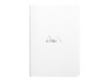 Caiet A5 Rhodia Classic, 48 file, dictando, coperta neagra, hartie 80g