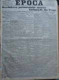 Ziarul Epoca, 8 Octombrie 1899 ; Parlamentul austriac ; Turburarile din Praga
