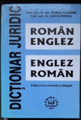DICTIONAR JURIDIC ROMAN ENGLEZ, ENGLEZ ROMAN foto