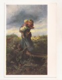 FA94 -Carte Postala- RUSIA -State Tretyakov gallery- K.E. Makovsky, children tunning from thunderstorm, necirculata