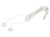 Căști In-Ear Albe Jack 3,5mm 1,2m, Gembird