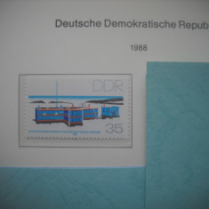 HOPCT TIMBRE MNH 1222 STATIUNE CERCETARI ANTARCTICE -1 VAL-1988-GERMANIA DDR/RDG