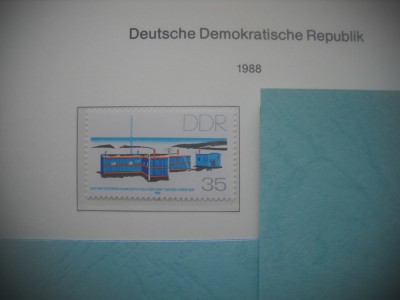 HOPCT TIMBRE MNH 1222 STATIUNE CERCETARI ANTARCTICE -1 VAL-1988-GERMANIA DDR/RDG foto