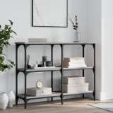 Cumpara ieftin Măsuță consolă, gri sonoma, 100x29x75 cm, lemn prelucrat