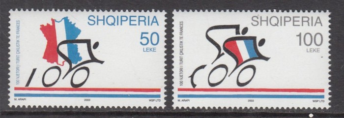 ALBANIA 2003 CICLISM TURUL FRANTEI