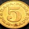 Moneda 5 PARA - RSF YUGOSLAVIA, anul 1978 * cod 185