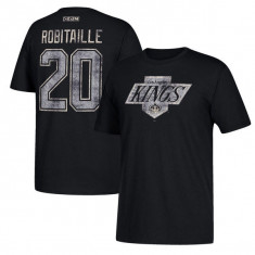 Los Angeles Kings tricou de bărbați black #20 Luc Robitaille Retired - XL