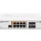 SWITCH MIKROTIK, CRS112-8P-4S-IN, porturi Gigabit x 8, SFP+ x 4, managed, carcasa metalica, &quot;CRS112-8p-4s-in&quot; (timbru verde 2 lei)