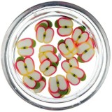 Cumpara ieftin Decorațiuni fimo - măr tăiat, INGINAILS