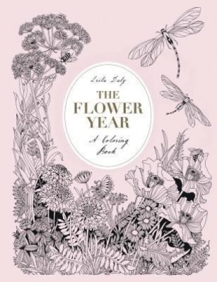 The Flower Year: A Coloring Book foto