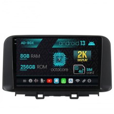 Navigatie Hyundai Kona (2018+), Android 13, X-Octacore 8GB RAM + 256GB ROM, 10.36 Inch - AD-BGX9008+AD-BGRKIT183V2