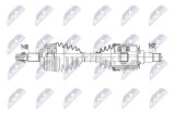 Planetara Lexus Ls460 AWD, Ls600h AWD 2006-2017; partea din fata, stanga, cutie viteze automata; 43420-50010; NTY, aftermarket