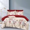 Lenjerie pat dublu,bumbac finet,6 piese,cearceaf normal 220x240cm, cearceaf pilota 200x220cm, 2 fete de perna 50x70, 2 fete de perna 70x70-M355