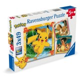 Cumpara ieftin Ravensburger - Puzzle Pokemon 3x49 piese