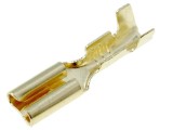 Terminal plat 2,8mm aurit mamă pe cablu, crimpate 0,5-1mm2