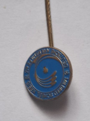 Insigna albastra foto