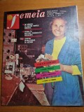 Revista femeia noiembrie 1977-ceausescu la ziua recoltei in orasul pitesti