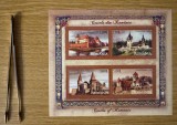 Castele din Romania, bloc de 4 timbre, 2008, LP 1810A