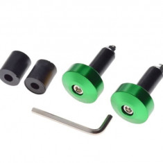 Set 2 capeti ghidon drepti, pentru motociclete, culoare verde, diametru cauciuc Cod Produs: MX_NEW AW56918GN