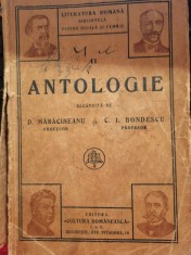 Literatura romana II Antologie alcatuita D. MARACINEANU C. BONDESCU interbelic